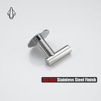 JQK Self Adhesive Towel Hook Chrome, No Drill Stick on Coat Robe Clothes Wall Hook for Bathroom Kitchen Garage 4 Pack, 304 Stainless Steel Polished Steel, ATH110-CH-P4 - color: Polished Steel, size: 4 Pack