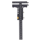 Fine Tuning T Shaped Woodworking Ruler, Aluminum Alloy Marking Gauge Scribing Tool for Precision Woodworking