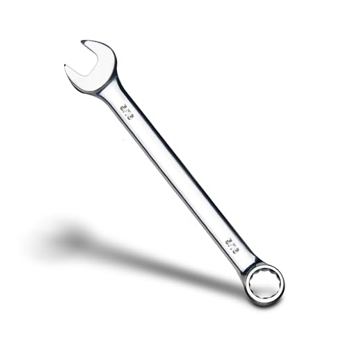 zhax 5/16" SAE Metric Combination Wrench, 12 Point Box End, 15 Degree Offset Design, Mirror Polish Finish, Forged CR-V Steel, Hand Tools for Mechanics, Ideal for Auto and Home Repair - size: 5/16"