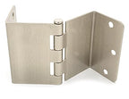 3.5 Inch Swing Clear Offset Door Hinge (1/4" Radius, Satin Nickel) - color: Satin Nickel, size: 1/4" Radius