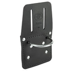 Klein Tools 5456 Leather Hammer Holder with Slotted Connection and Metal Ring - color: Black, size: Pack of 1