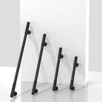 10 Pack Matte Black Cabinet Pulls 3.75 Inch(96mm) Kitchen Cabinet Handles Solid Zinc Alloy Cabinet Hardware Drawer Pulls - color: Matte Black, size: 3.75" Hole Center