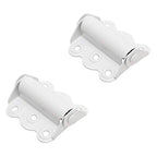 Litepak Screen Door Hinge Professional Grade Hardware Self-Closing Easy Install (2 Pack, White) - color: White, size: 2 Pack