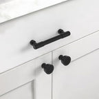 Asidrama Matte Black Kitchen Cabinet Pulls,3.75 Inch,10 Pack - color: Matte Black, size: 3.75" Hole Center