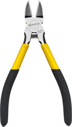 BOOSDEN Wire Cutter 6.5 inch Cutting Pliers Diagonal Cutter Metal Snipper - size: 6.5"- 1 Pack