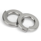 100Pcs 10# Spring Lock Washer, 304 Stainless Steel - color: Silver, size: 10#