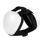 derYEP Dog Earmuffs for Hearing Protection 29dB NRR Ear Muffs Noise Protection (Medium, White) - color: White, size: Medium