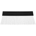 SEWACC Stainless Steel Scarifier - Texture Graining Comb Tool - DIY Wall Paint Scraper for Textured Patterns Plaster Art and Home Decoration Easy to Use