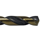 Drill America #3 High Speed Steel Black & Gold KFD Split Point Drill Bit (Pack of 12), KFD Series - size: #3