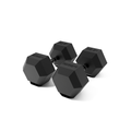 32.5kg Black Hex Dumbbell Pair