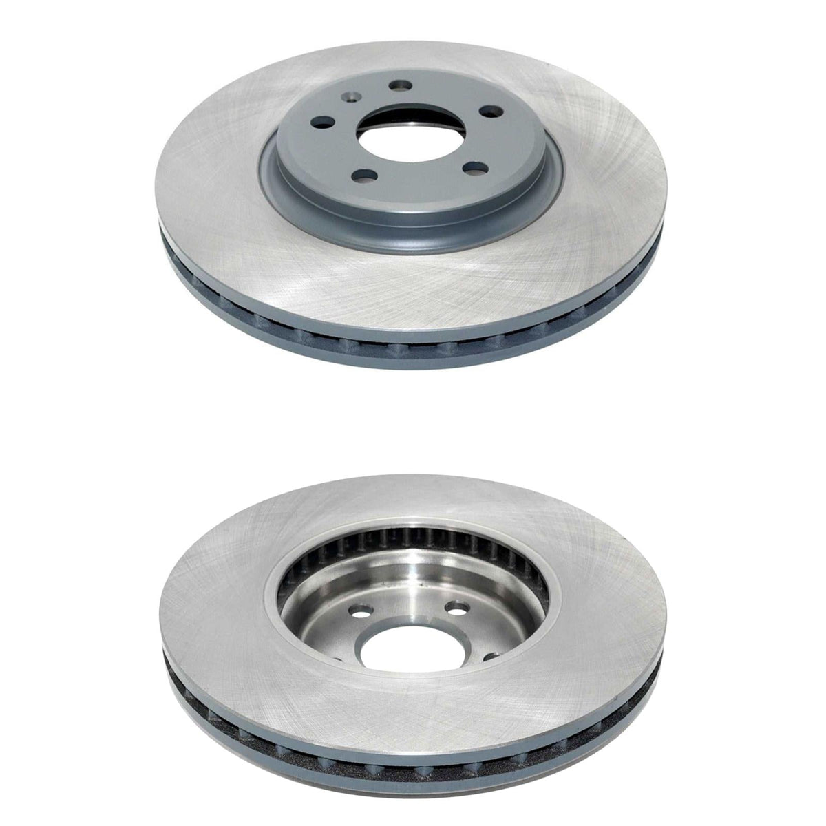 Front Coated Disc Brake Rotors & Ceramic Pads for Audi A4 Sedan 2009 2010 2011