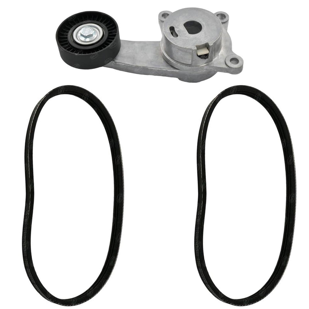 Engine Driver Belt and Belt Tensioner For Ford Escape 2009 2010 2011 2012 3.0L