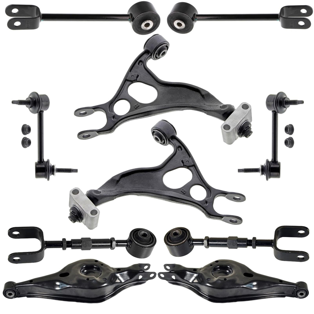Rear Upper & Lower Control Arms & Links For Ford Explorer 2011 2012 2013 2019