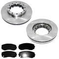 Rear Disc Brake Rotors & Fleet Duty Pads for Mitsubishi Fuso FE180 2005-2011
