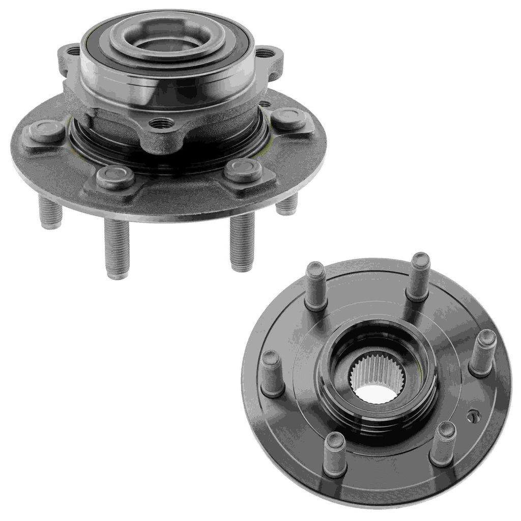 2 Front Hub and Bearing Assembly for Jeep Grand Wagoneer 2022 2023 2024 2025