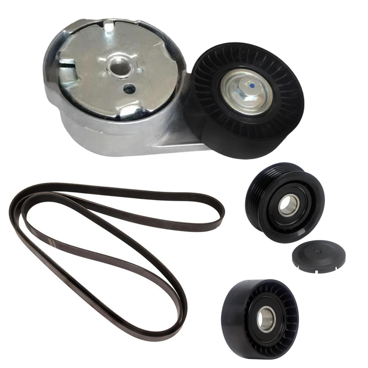 Belt Tensioner Pulley Engine Belt for Ram Promaster Van 1500 3.6L W/O A/C 14-21
