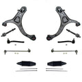 Front Control Arms with Ball Joint Tie Rods Fits Hyundai Santa Fe 2007-2012