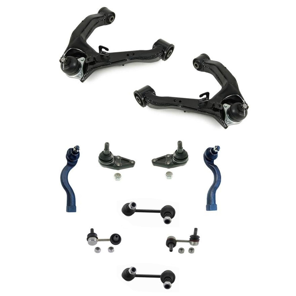Front Upper Control Arms Tie Rods and Sway Bars for Mitsubishi Montero 01-06
