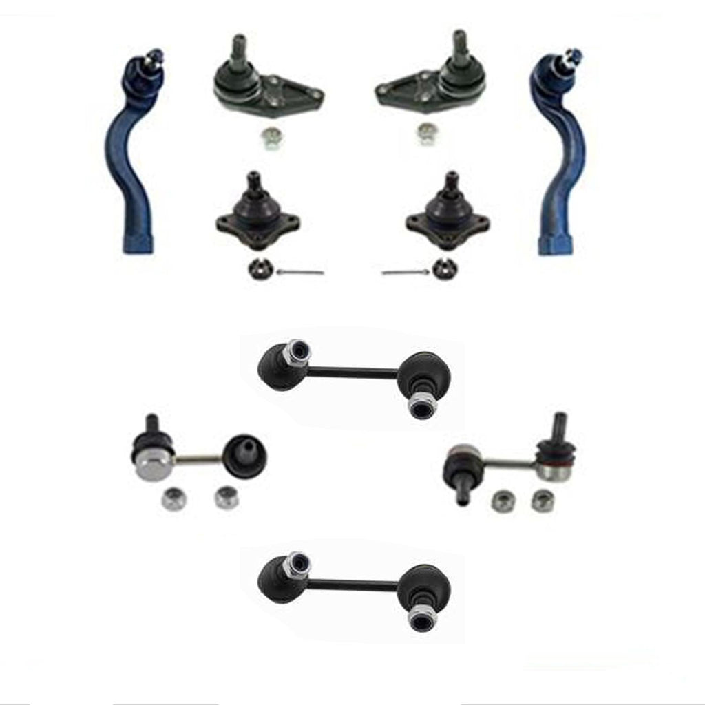 Upper Lower Ball Joints Tie Rods Sway Bar Links for Mitsubishi Montero 01-06