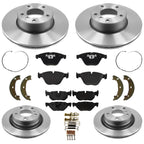 Disc Brake Rotors R90 Pads For BMW 328i 2010-2011 Rear Wheel Drive Coupe Sedan