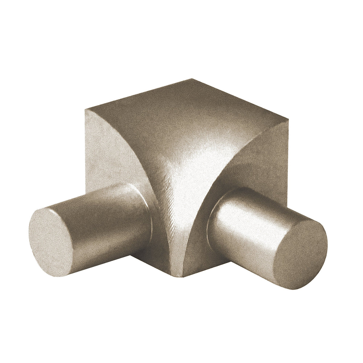 3/8 in. Aluminum Bullnose Inside Corner