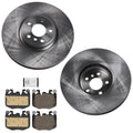 Front Disc Brake Rotors & Euro R90 Pads for BMW 330i 2019 2022 2026 W/ 348MM