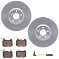 Front Coated Disc Brake Rotors Pads for Mercedes Benz GLC300 19-23 342MM Rotor