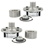 2 L&R Front Hub & Hub Bearing Kit for Volvo S40 V40 2000 2001 2002 2003 2004