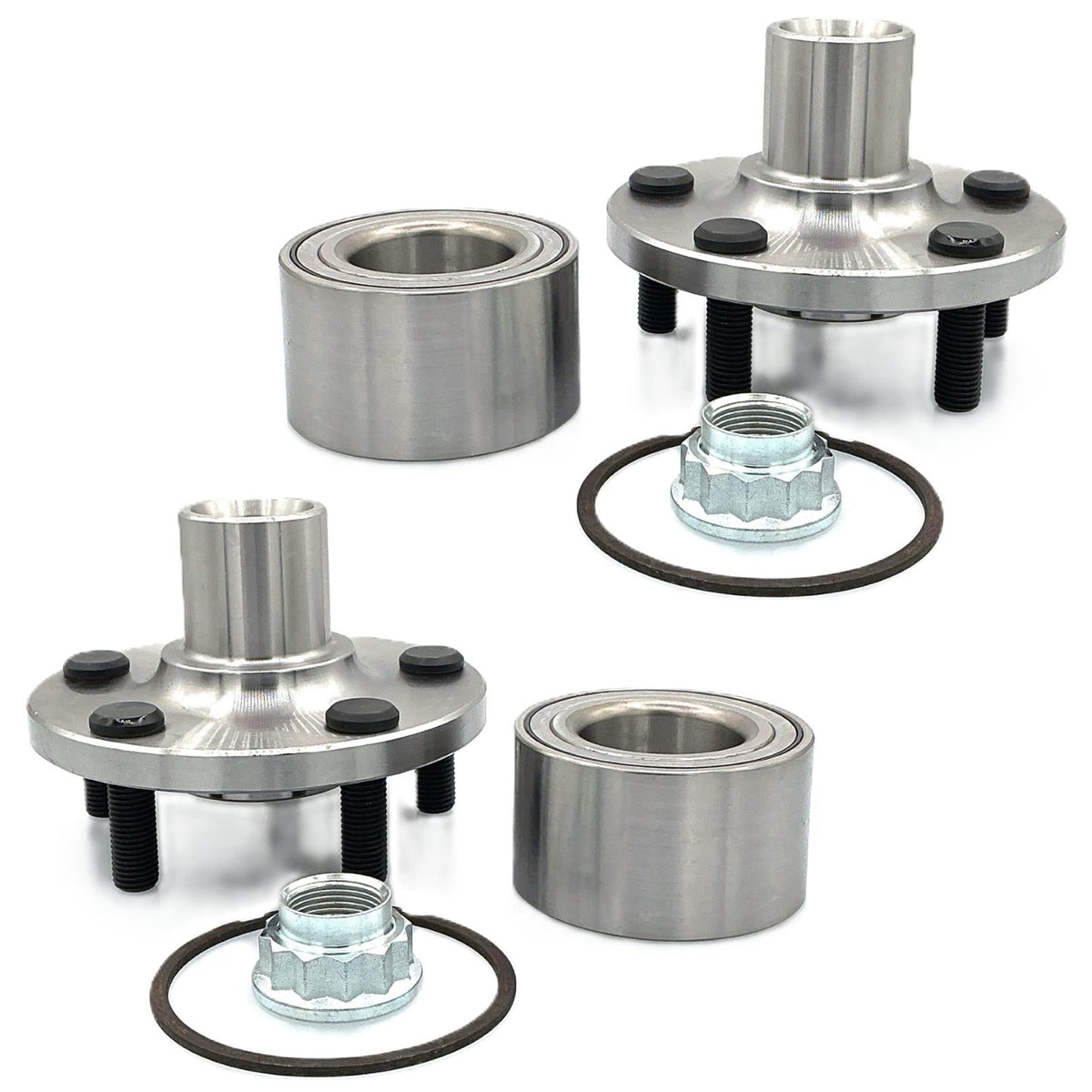 2 Front Hub & Hub Bearing Kit for Scion tC TC 2005 2006 2007 2008 2009 2010