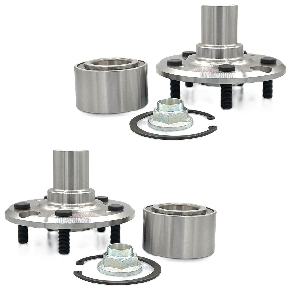 2 Rear Hub & Hub Bearing Kit for Lexus LS400 1993 1995 1998 2000 Rear