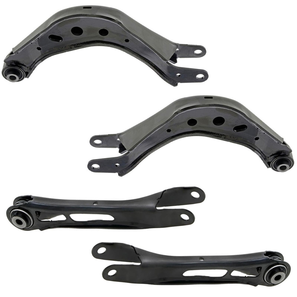 Mevotech Rear Upper Curved Control Arms W Bushings For Chevrolet Equinox 18-24
