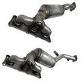 Front & Rear Manifold Catalytic Converter For BMW X3 3.0L 2011 2012