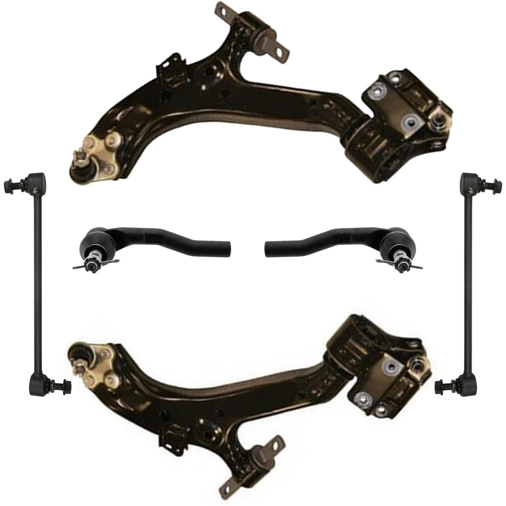 Front Lower Control Arm Ball Joint Tie Rods Links for Honda CR-V CRV 2012-2016