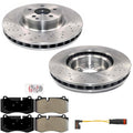 Front Disc Brake Rotors & Pads for Mercedes Benz S400 10-2013 W/O Sport Package