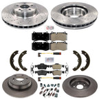 Disc Brake Rotors & Pads for Mercedes Benz S400 2010-2013 W/O Sport Package