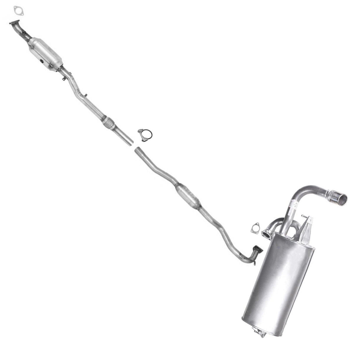 Catalytic Converter Pipe Muffler For Outlander Sport 2014-2019 Front Wheel Drive