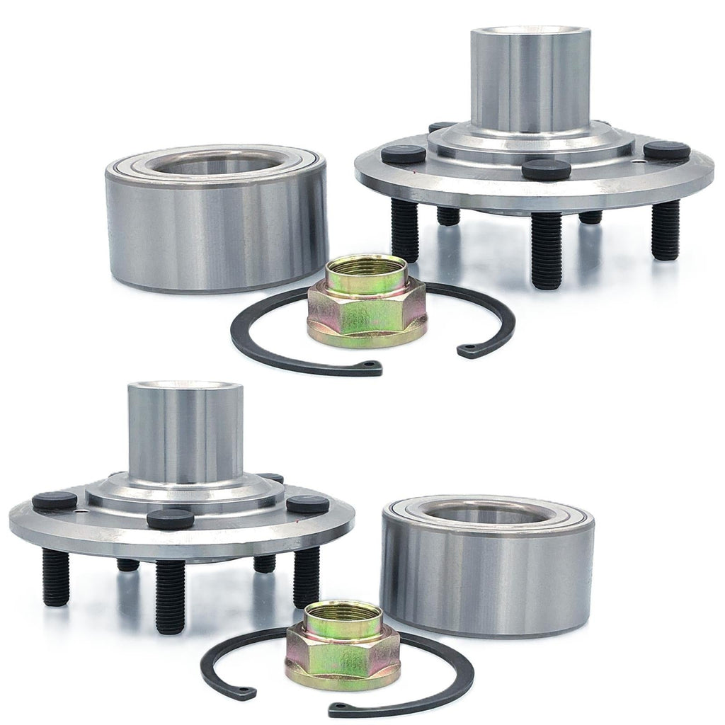 2 L&R Front Wheel Hub & Wheel Hub Bearing for Honda CR-V CRV 2007 2009 2010 2011