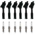 Ignition Coil & Iridium Platinum Spark Plugs For Ford Bronco 2.7L 2021-2025