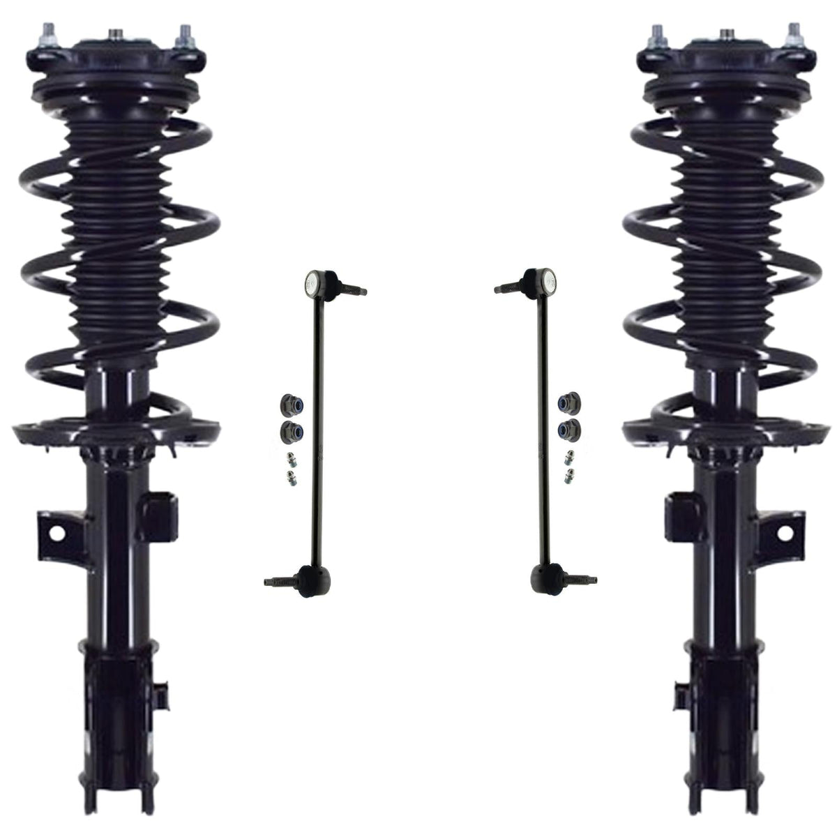 Front Struts W/ Coil Spring & Links For Sorento 2.5L 21-23 Front Wheel Drive