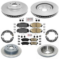 Front Rear Coated Disc Brake Rotors Brake Pads for Toyota Mirai 2016 2019 2020
