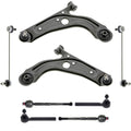 Left & Right Lower Control Arms Ball Joints Tie Rods for Fiat 500 2012-2017
