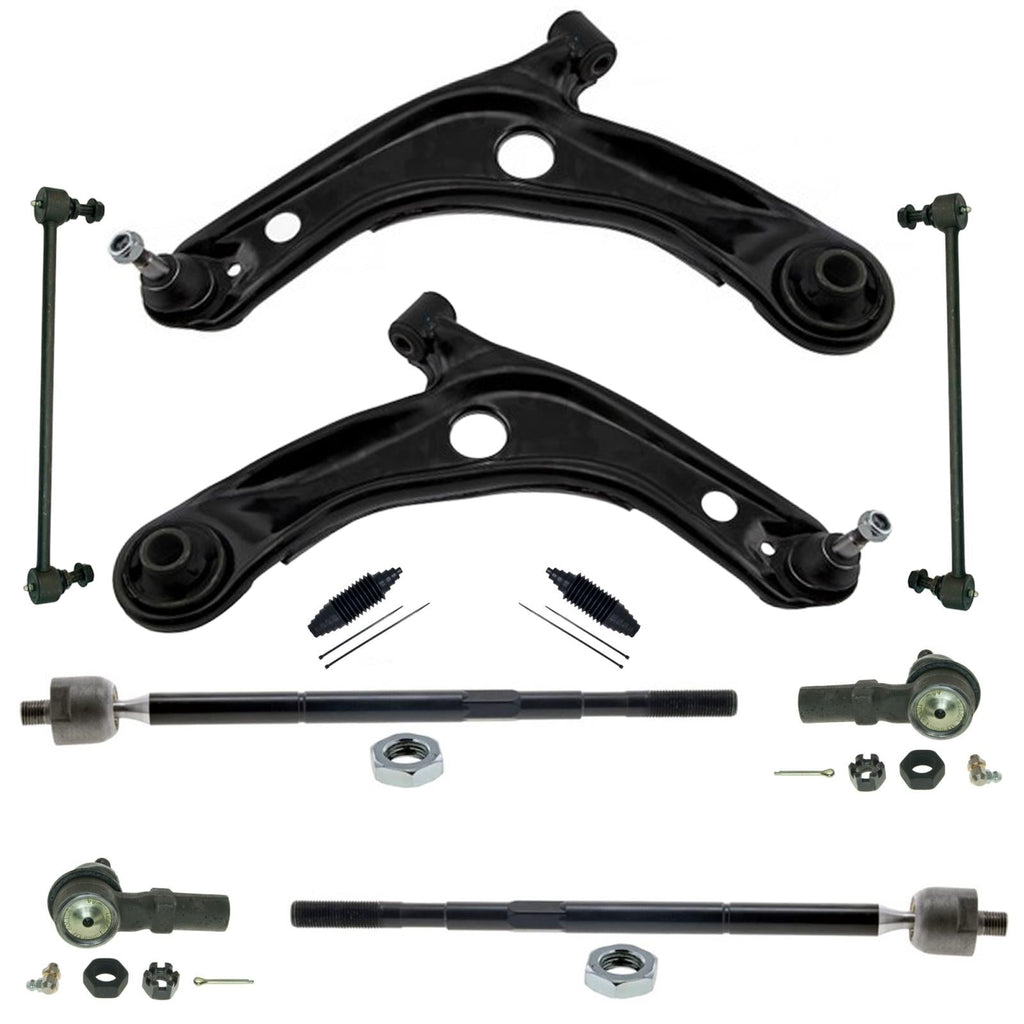 Front Lower Control Arms Tie Rods & Links For Scion xD 2008 2009 2010 2011 2014