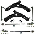 Front Lower Control Arms Tie Rods & Links For Scion xD 2008 2009 2010 2011 2014