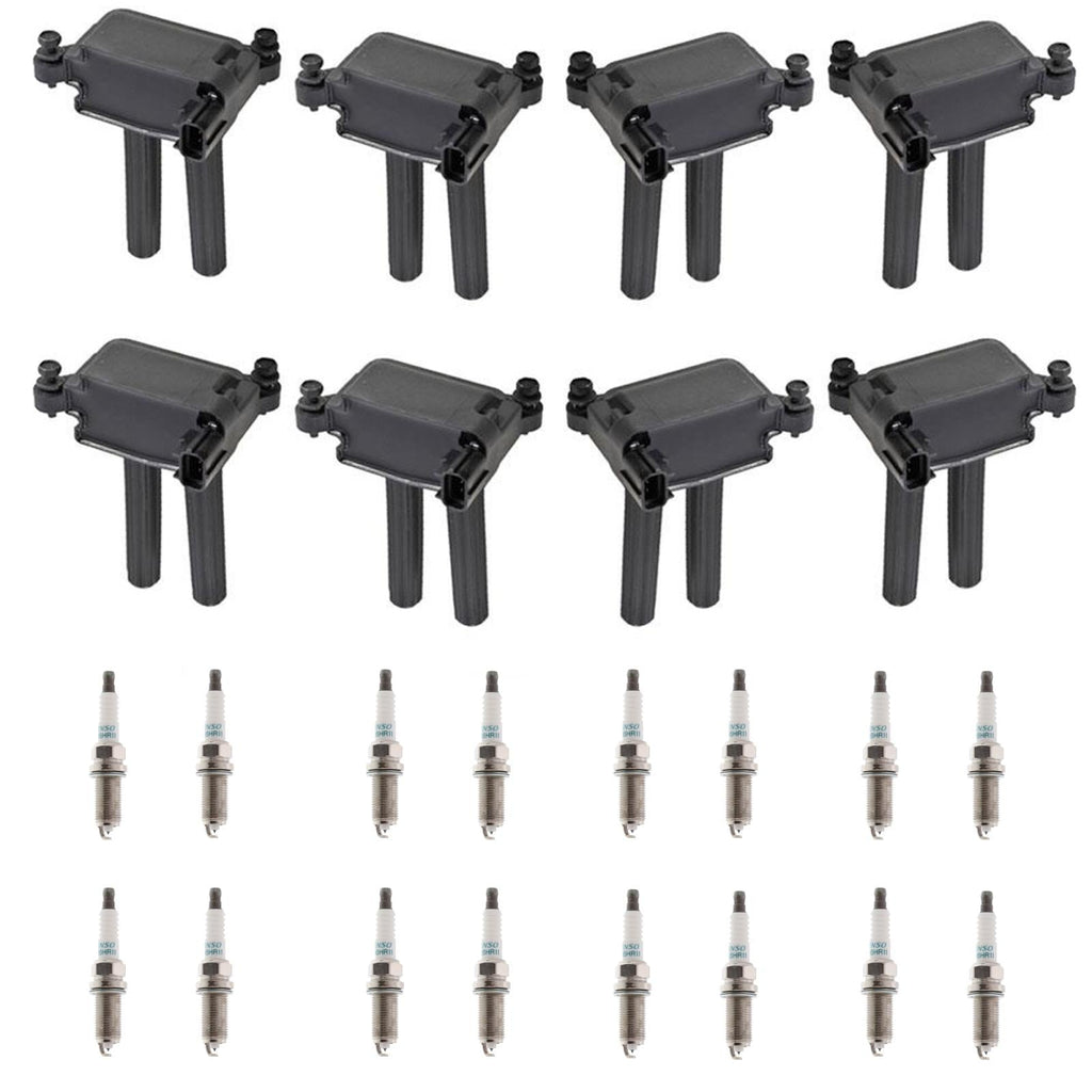 8 Ignition Coil & 16 Iridium Spark Plugs For RAM 2500 3500 5.7L 2011 2013 2018