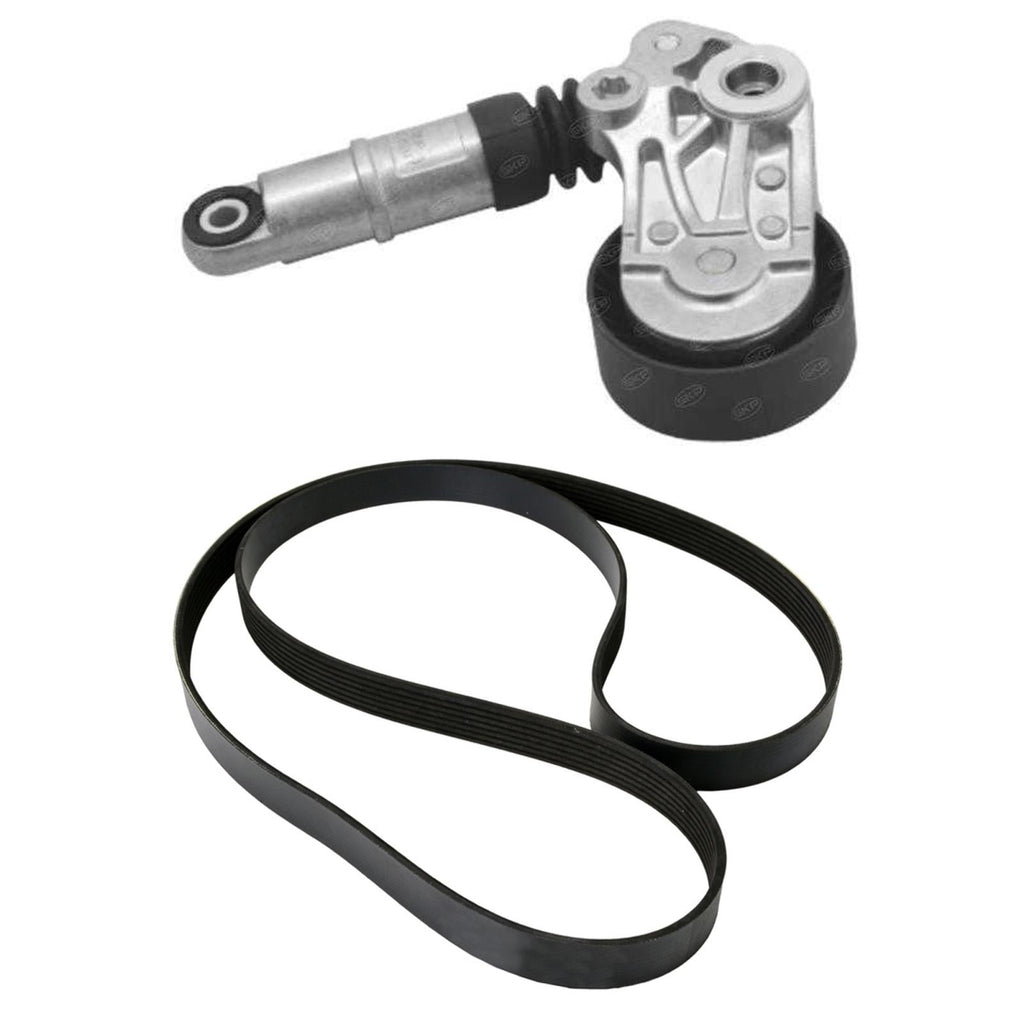 Tensioner Pulley & Engine Belt for Sprinter Van 2500 3.0L With Rear A/C 07-22