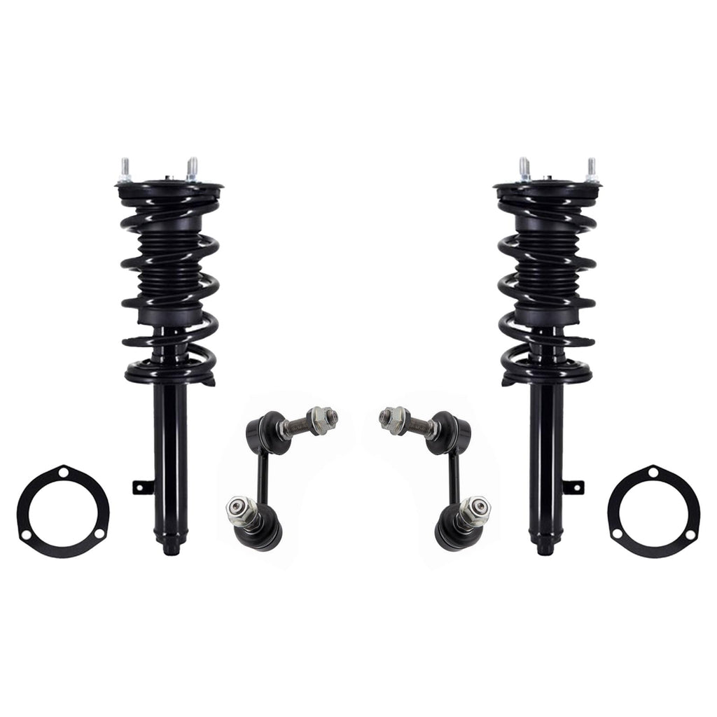 Front Complete Struts & Sway Bar Links For Lexus IS300 2016 2017 2020 F Sport