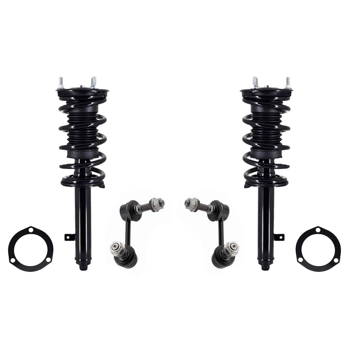 Front Complete Struts & Sway Bar Links For Lexus IS300 2016 2017 2020 F Sport