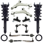 Front Struts Lower Control Arms Ball Joints Tie Rods Links For IS300 16-18 AWD