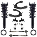Front Struts Upper Control Arms Ball Joints Tie Rods Links For IS300 16-18 AWD