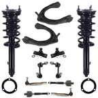 Front Struts Upper Control Arms Ball Joints Tie Rods Links For IS300 16-18 AWD